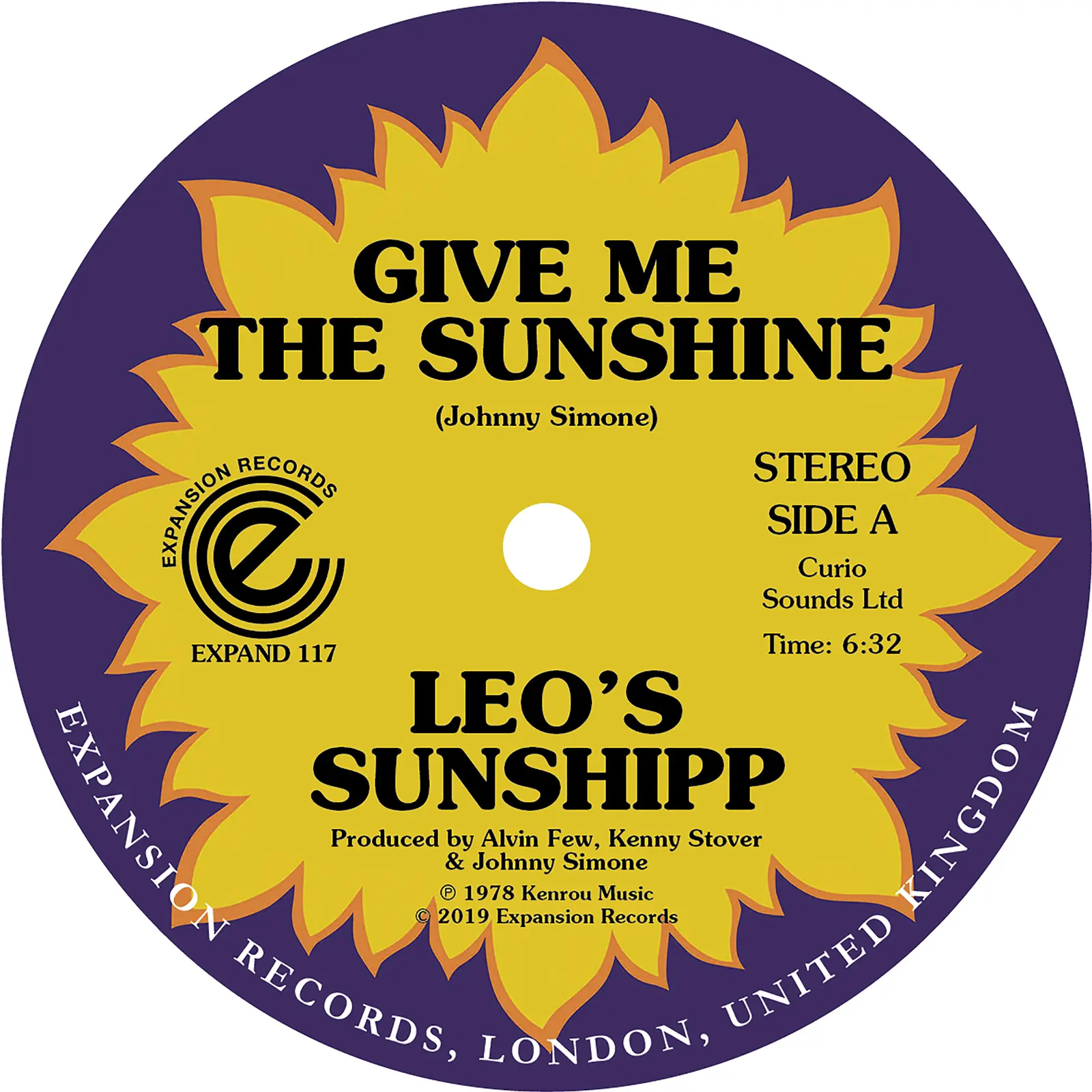 Leo's Sunshipp - Give Me The Sunshine - 7'' single record (45 RPM)